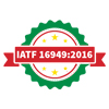 Certified by IATF 16949:2016 from IMQ-RINA Italy